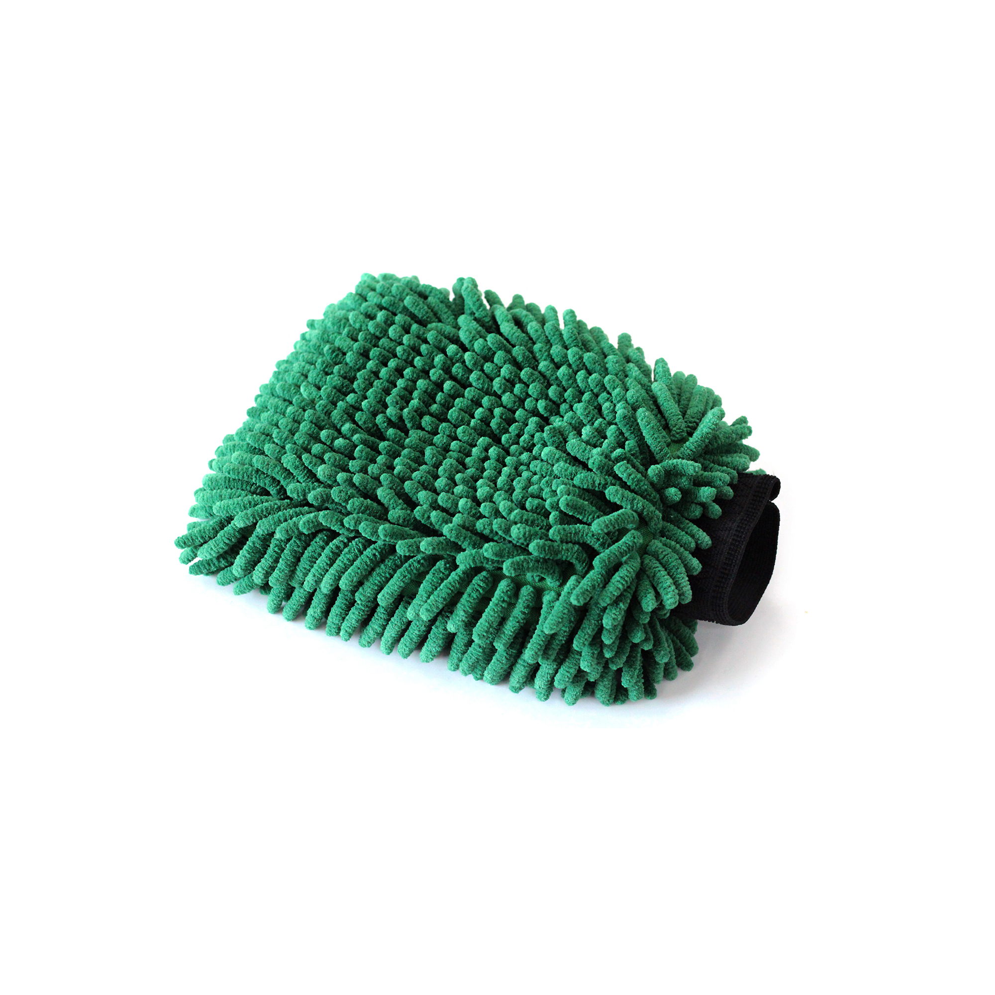 MaxShine Micro Chenille Wash Mitt – Green Шенилловая варежка для мойки кузова, 24х17см
