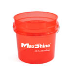 MaxShine Detailing Bucket Ведро для мойки прозрачное, красное, 13л
