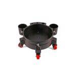 MaxShine Plastic Rolling Bucket Dolly-Black Подставка на колёсах для ведра, черная
