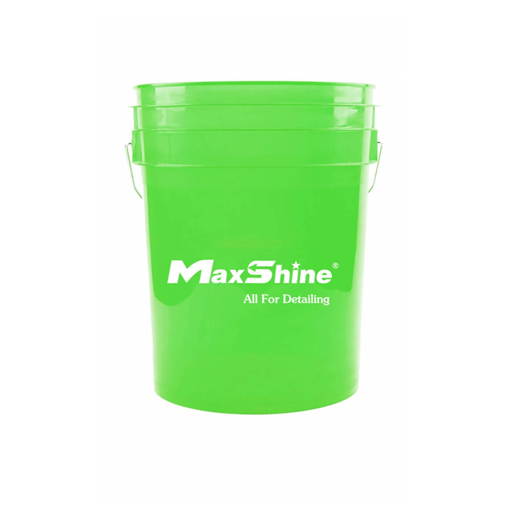MaxShine Detailing Bucket Ведро для мойки прозрачное, зеленое, 20л
