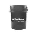 MaxShine Detailing Bucket Ведро для мойки прозрачное, черное, 20л