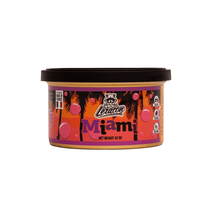 Leraton Miami Ароматизатор для автомобиля в банке (Bubble Gum/Жвачка)