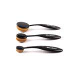 MaxShine Rounded Brush Combo Набор щеток с косметическим ворсом, 3шт
