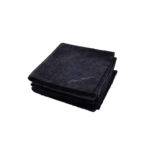 MaxShine All Purpose Microfiber Towel Микрофибра без оверлока черная, 40х40см, 330г/м2, 5шт