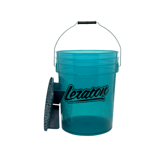 Leraton Bucket BW4 Прозрачное ведро для мойки автомобилей с сепаратором (зелёное), 20л