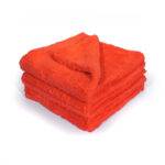 MaxShine Edgeless Ultra Plush Microfiber Towel Микрофибровое полотенце без оверлока, оранжевое, 500гр/м2, 3шт, 40х40см