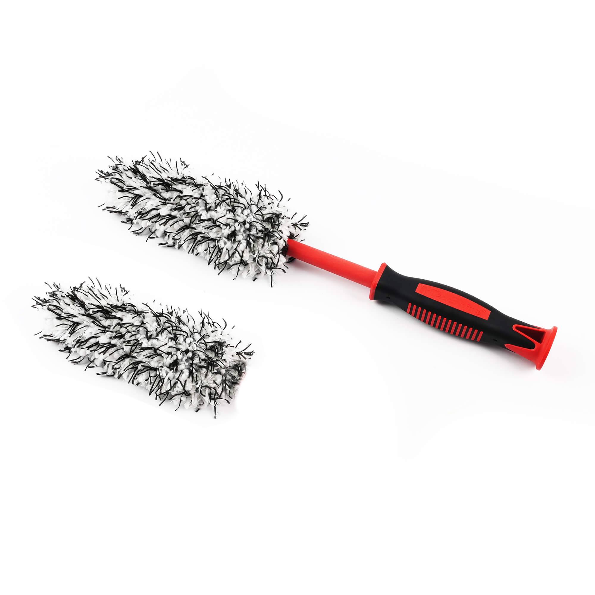 MaxShine Premium Flat Microfiber Wheel Brush with Replaceable Cover Микрофибровый ёршик, 36см