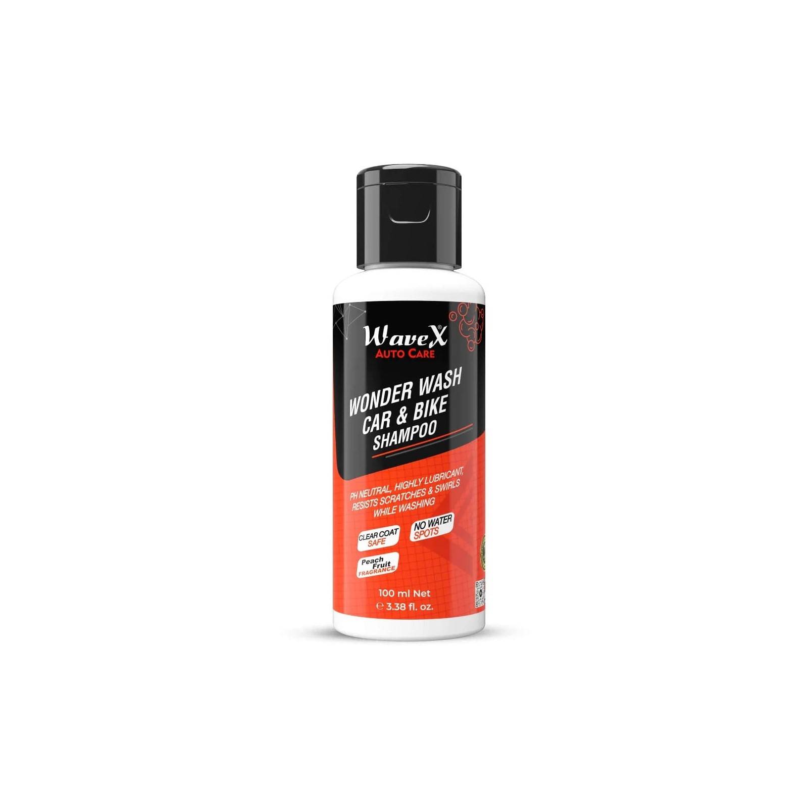 WaveX Wonder Wash Car Shampoo Ручной шампунь для мойки кузова, 100мл