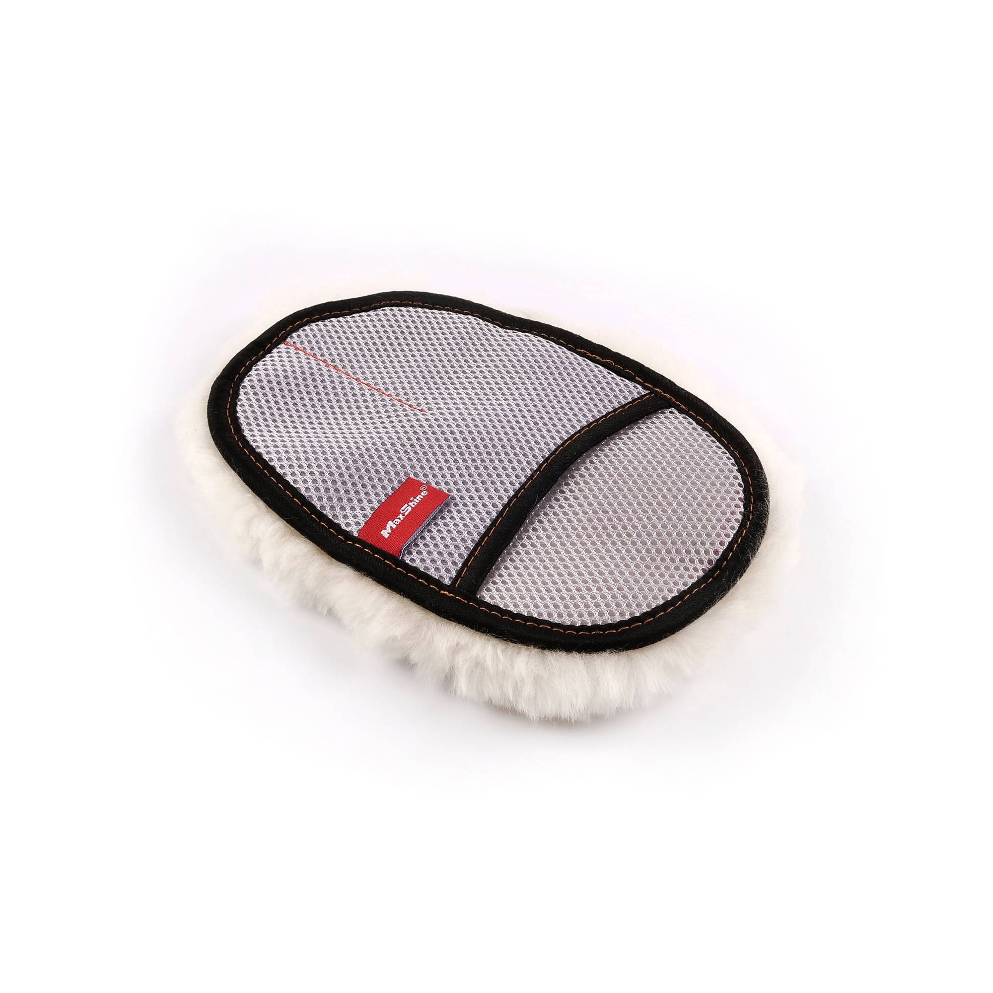 MaxShine Premium Sheepskin Wool Mitt (Short hair) Шерстяная рукавица для мойки кузова, 26x23см